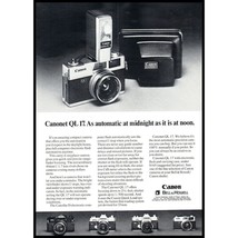 1971 Canon Canonet QL 17 Automatic Film Camera Vintage Print Ad Photography Art - £8.66 GBP