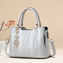 Timeless Elegance  Embrace Style with our PU Leather Textured Bag Collec... - £29.09 GBP