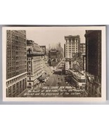 New York Vintage Photograph NYC Times Square 2.5&quot; x 3.25&quot; Chevrolet Plan... - £3.80 GBP