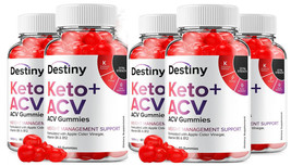 5 Destiny Keto ACV Gummies - Official - Keto Destiny ACV Advanced Formula Plus - £138.73 GBP