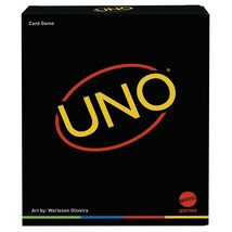 Mattel Games UNO Minimalista Card Game for Adults & Teens Unique Collectible Gif - £7.11 GBP