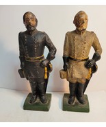 Antique Cast Iron Civil War Figurines Doorstops or BookEnds - $5,196.44 MXN