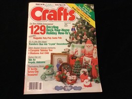 Crafts Magazine November 1986 Dazzling Deck Your Home Holiday How To’s - $10.00