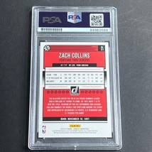 2018-19 Panini Donruss #31 Zach Collins Signed Card Auto Grade 10 Psa Slabbed Bl - £64.13 GBP