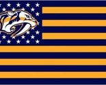 Nashville Predators Custom US Flag 3X5Ft Polyester Digital Print Banner USA - $15.99