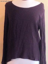 David Dart Women&#39;s Top Collection Brown Long Sleeve Sheer Lined Size Medium NWT - £9.42 GBP