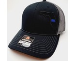 Florida Thin Blue Line Hat Embroidered Richardson 112 Mesh Snapback Blac... - $19.79