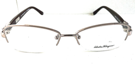 New Salvatore Ferragamo SF 2101 601 53mm  Semi-Rimless Women&#39;s Eyeglasses Frame - £133.71 GBP