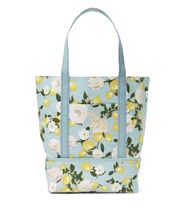 Victoria Secret VS 2022 Blue Lemon &amp; Floral Cooler Swim Summer Tote Bag ... - $545.45 MXN