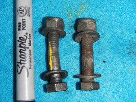 DRIVER FOOT PEG MOUNT BOLTS 1975 75 1976 76 KTM 250 MX6 PENTON MX-6 mc-5 - £6.24 GBP