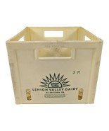 Vintage Lehigh Valley Dairy Milk Crate Allentown PA 1971 LHV - $733.79 MXN