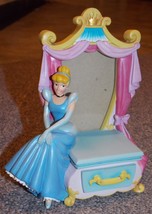 Disney Cinderella Resin 3D Keepsake Picture Frame Trinket Box Draw - $99.99