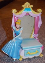 Disney Cinderella Resin 3D Keepsake Picture Frame Trinket Box Draw - £78.68 GBP