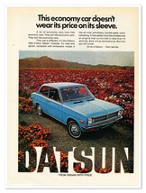 Print Ad Nissan Datsun 1200 2-Door Sedan Car Vintage 1972 Advertisement - £7.72 GBP