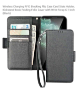 Wallet Case for iPhone 11 6.1-Inch, Shockproof PU Leather Magnetic Flip ... - $19.98 CAD