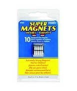 NEW MASTER MAGNETIC 7045 PACK (10) NEODYMIUM SUPER MAGNET DISCS 5825005 - £20.55 GBP