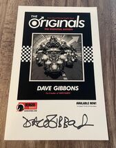 THE ORIGINALS Dave Gibbons SIGNED NYCC Dark Horse PROMO Mini POSTER PRINT - $19.80