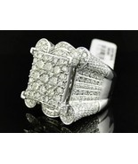 7.43 Ctw Taglio Rotondo Diamanti Finti Uomo Esclusivo Anello 925 Argento... - $451.62 CAD