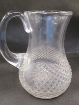 American Brilliant pitcher diamond design star bottom 7 1/4 x 6&quot; - $74.25