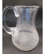 American Brilliant pitcher diamond design star bottom 7 1/4 x 6&quot; - €63,56 EUR