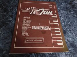 Theory is Fun Book One 1 by David Hirschberg - $2.31 CAD
