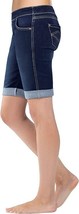 PajamaJeans Bermuda Shorts for Women -2XL Indigo - Long Denim Shorts for Women - £36.38 GBP