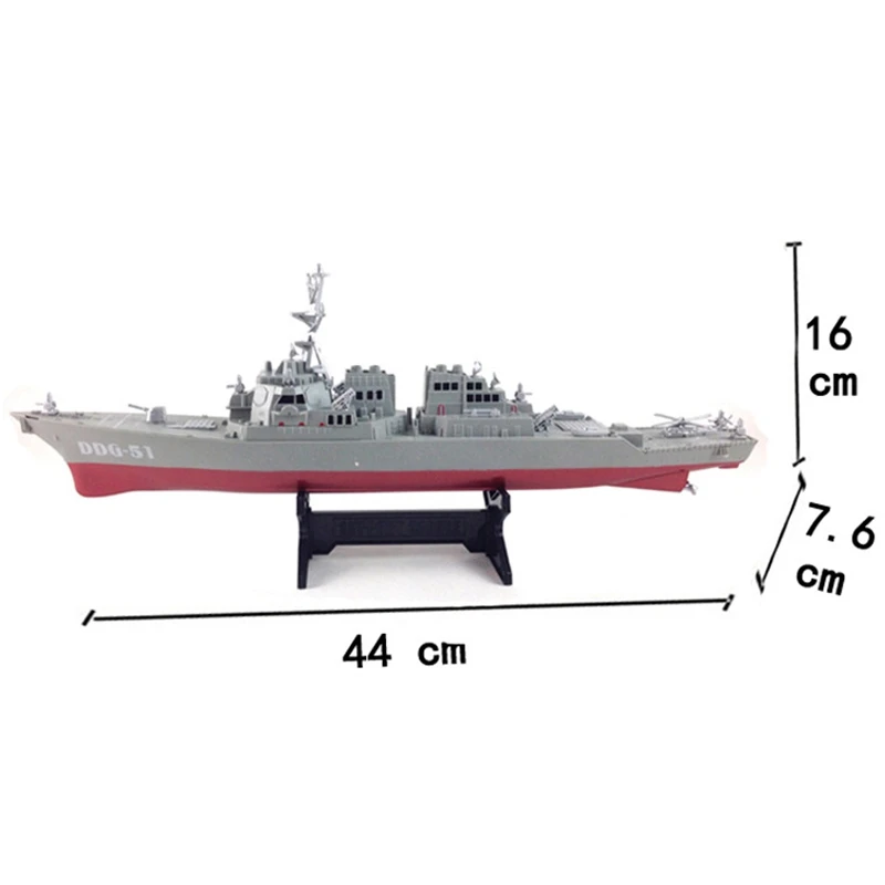Play Guided Missile Destroyer Ship Model Static Play With DisPlay Stand Warship  - £39.96 GBP