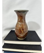 Mark D. Messanger Studio Pottery Signed Vase Pennsylvania VTG Brown Green - $605.16 MXN
