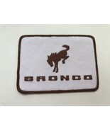 FORD BRONCO WHITE BROWN 4x4 SEW/IRON PATCH EMBROIDERED PONY HORSE RODEO SUV - £10.11 GBP