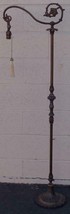 Antique Solid Brass Deflector Floor Lamp – Beautiful Detail – Working Condition - £135.35 GBP