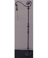 Antique Solid Brass Deflector Floor Lamp – BEAUTIFUL DETAIL – WORKING CO... - £134.35 GBP