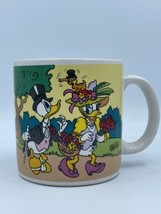 Vtg Disney Coffee Mug Applause 12oz Mug Have a Tip-Top Easter Daisy Dona... - $7.84