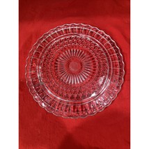 Federal Glass Cake Stand Sunflower Bubble, Tri-Footed Cake Plate, Cake Platter - £18.48 GBP