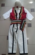 New Albanian Traditional Popular Folk Costume Suit Boys MEN- 12-13 YEAR-HANDMADE - £86.73 GBP