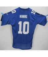 Reebok NFL Players On Field New York Giants Eli Manning #10 Blue Jersey ... - £40.62 GBP