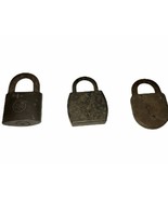 Antique Pad Locks Set Of 3, USS WB, Tiger Lock, And Very Old Barn Lock (... - £25.85 GBP