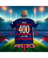 Autographed Lionel Messi Barcelona 400 Goals Soccer Jersey signed Beckett COA - $1,095.00