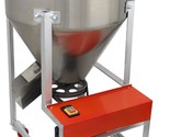 165Lbs 110V 304Stainless Steel Feed Mixer Granular Plastic Blender - £811.52 GBP