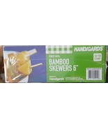 Bamboo Skewers 6” Sealed Box 1000 count “Hand Gards” Commercial Grade Sk... - £13.15 GBP