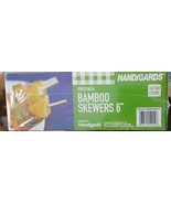 Bamboo Skewers 6” Sealed Box 1000 count “Hand Gards” Commercial Grade Sk... - $23.05 CAD