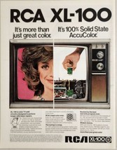 1972 Print Ad RCA XL-100 Solid State AccuColor Television Sets Best Color TV  - £12.83 GBP