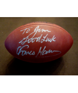 FRANCO HARRIS GOOD LUCK PITTS STEELERS HOF SIGNED AUTO WILSON NFL FOOTBA... - €344,09 EUR