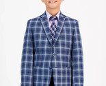 MICHAEL KORS Big Boys Silver Slim Fit Stretch Suit Jacket 18R - £56.94 GBP