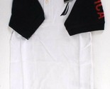 Nautica Boy&#39;s 100 White Small 8 Shirt 100% Cotton Logo Polo Short Sleeve... - $19.99