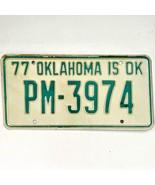 1977 United States Oklahoma Pushmataha County Passenger License Plate PM... - $20.31 CAD
