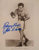 Jake La Motta Boxing “The Raging Bull” Signed 8 X 10 Autographed Photo PAAS COA - £117.41 GBP