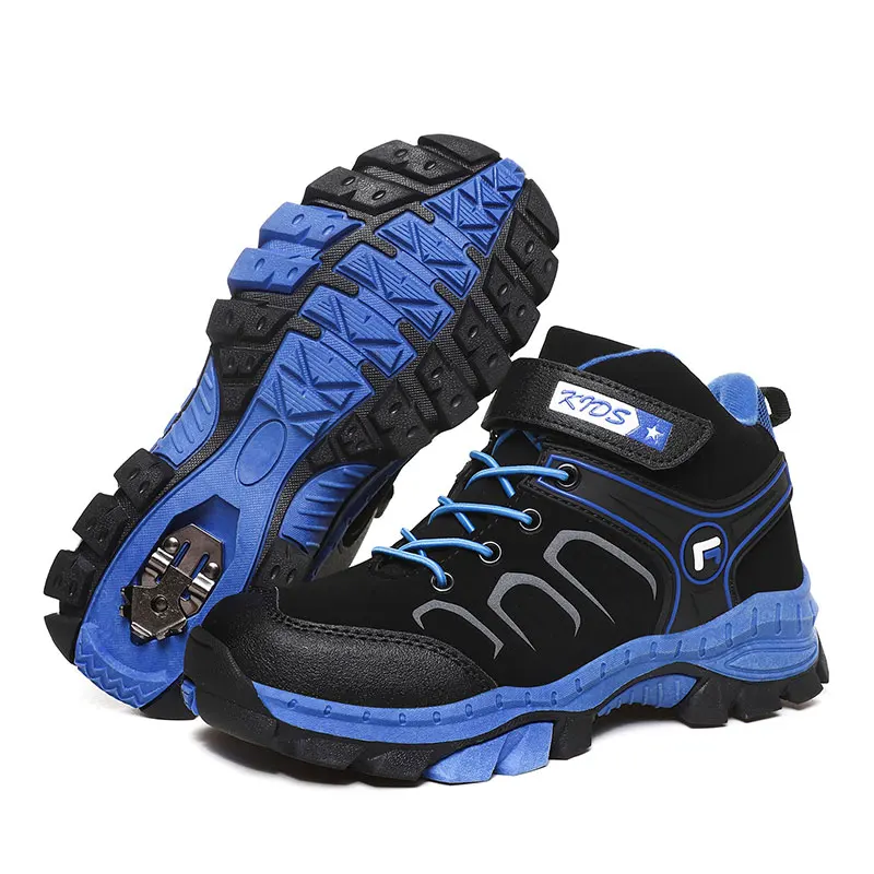 Children Casual Shoes Boys Non-slip Paw Winter Warm  Snow Boots  Leather Sneaker - £161.78 GBP