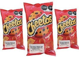 Sabritas Cheetos Bolitas 110g Box with 3 bags papas snacks autenticas Me... - £14.75 GBP