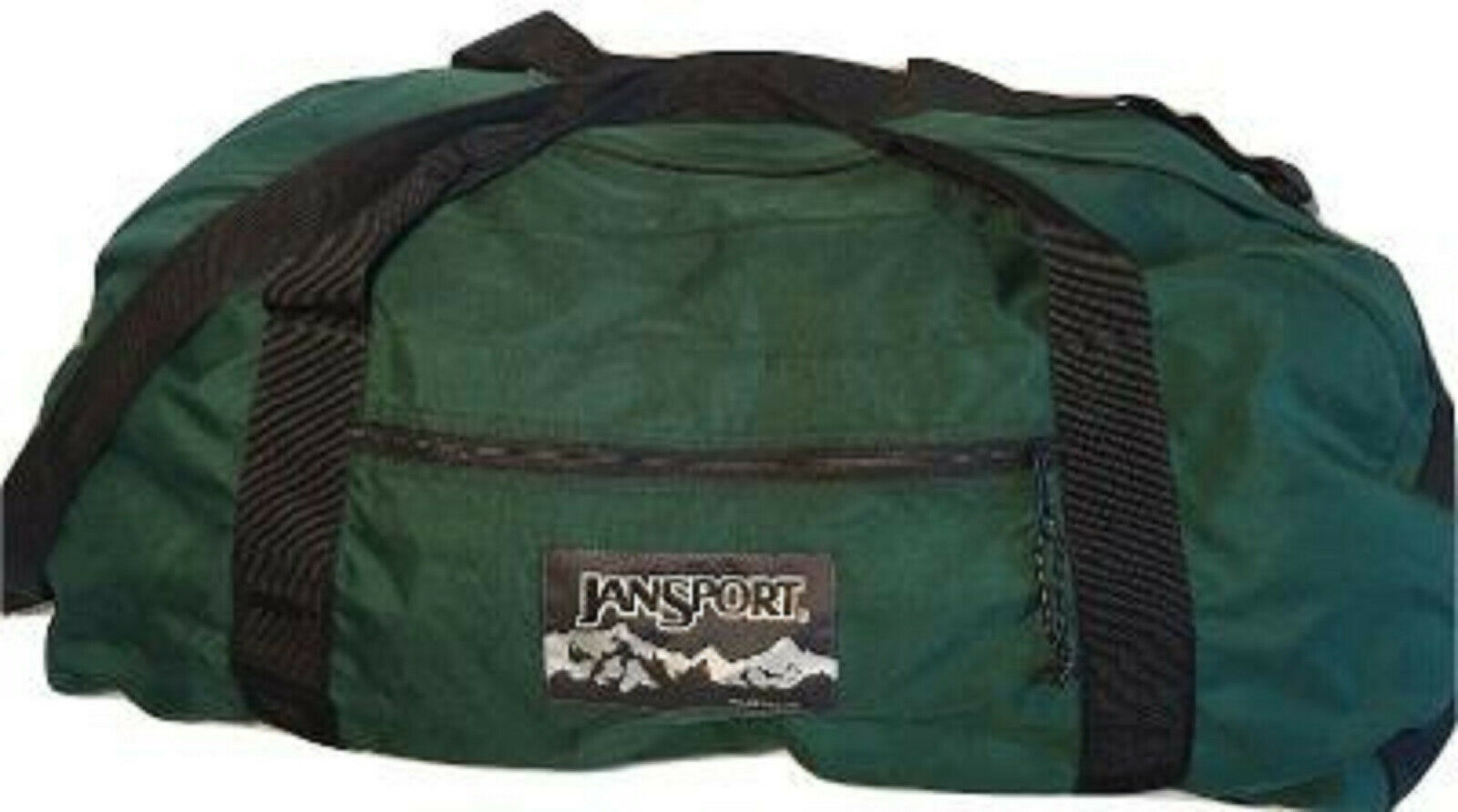 Vintage JanSport USA 28" Large Duffle Bag With Shoulder Strap Green EUC 1990s - $32.97