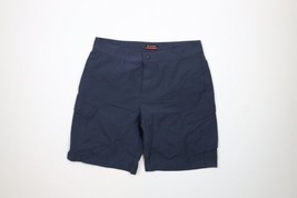 Victorinox Mens Size 32 Spell Out Lined Cargo Shorts Blue Polyester - $49.45